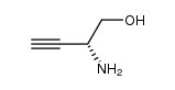 (R)-2-aminobut-3-yn-1-ol Structure