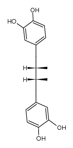 erythro-nordihydroguaiaretic acid Structure