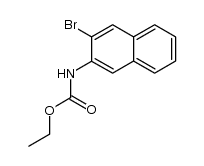 (3-bromo-[2]naphthyl)-carbamic acid ethyl ester Structure