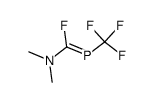 (Z)-1-(dimethylamino)-1,3,3,3-tetrafluoro-2-phospha-1-propene Structure