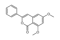 6,8-dimethoxy-3-phenylisochromen-1-one结构式