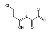 2-(3-chloropropanoylamino)-2-oxoacetyl chloride Structure