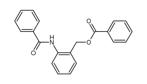 2-(benzoylamino)benzyl benzoate Structure