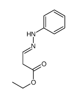 ethyl 3-(phenylhydrazinylidene)propanoate结构式