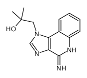 4-amino-alpha,alpha-dimethyl-1H-imidazo(4,5-c)quinolin-1-ethanol结构式