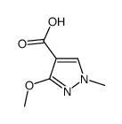 3-甲氧基-1-甲基-1H-吡唑-4-羧酸结构式