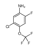 5-chloro-2-fluoro-4-(trifluoromethoxy)aniline Structure