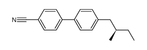 (R)-4-Cyano-4'-(2-methylbutyl)biphenyl Structure