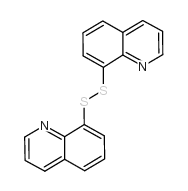 8,8-喹啉基二硫结构式