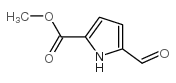 5-醛基-1H-吡咯-2-甲酸甲酯结构式