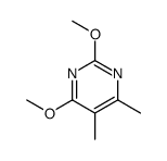 2,4-二甲氧基-5,6-二甲基嘧啶结构式