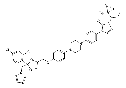 Itraconazole-d3 Structure