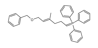 (E)-(6-(benzyloxy)-4-methylhex-4-en-1-ylidene)triphenylphosphorane Structure