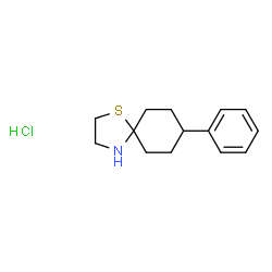 8-苯基-1-硫代-4-氮杂螺[4.5]癸烷盐酸盐结构式