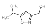 (5-异丙基异噁唑-3-基)甲醇结构式