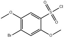 4-溴-2,5-二甲氧基苯-1-磺酰氯结构式