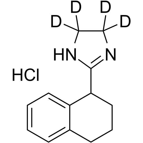 Tetrahydrozoline-d4 hydrochloride Structure
