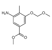 methyl 3-amino-5-(methoxymethoxy)-4-methylbenzoate Structure