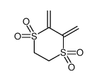 2,3-dimethylidene-1,4-dithiane 1,1,4,4-tetraoxide结构式