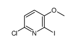 6-氯-2-碘-3-甲氧基吡啶结构式