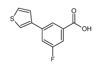3-FLUORO-5-(THIOPHEN-3-YL)BENZOIC ACID picture