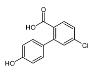 4-chloro-2-(4-hydroxyphenyl)benzoic acid Structure