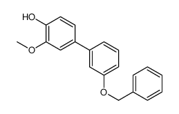 2-methoxy-4-(3-phenylmethoxyphenyl)phenol结构式