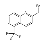 2-(bromomethyl)-5-(trifluoromethyl)quinoline结构式