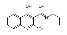 4-hydroxy-2-oxo-N-propyl-1H-quinoline-3-carboxamide Structure