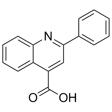 2-苯基-4-喹啉羧酸结构式