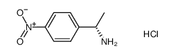 (S)-Α-甲基-4-硝基苄胺盐酸盐结构式