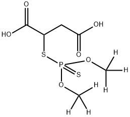 malathion diacid-(dimethyl-d6) Structure