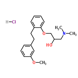 1-(二甲氨基)-3-[2-(3-甲氧基苯乙基)苯氧基]-2-丙醇盐酸盐图片