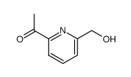 1-[6-(羟基甲基)-2-吡啶]乙酮结构式