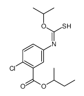 butan-2-yl 2-chloro-5-(propan-2-yloxycarbothioylamino)benzoate结构式