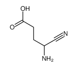 γ-amino-γ-cyanobutanoic acid Structure