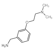 [2-(3-Aminomethyl-phenoxy)-ethyl]-dimethyl-amine结构式