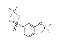 m-trimethylsiloxybenzenesulfonate de trimethylsilyle结构式