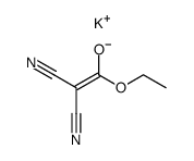 Dicyanessigsaeure-ethylester, Kaliumsalz Structure