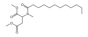 dimethyl 2-[dodecanoyl(methyl)amino]butanedioate Structure