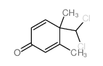 2,5-Cyclohexadien-1-one,4-(dichloromethyl)-3,4-dimethyl- Structure