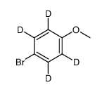4-bromoanisole-2,3,5,6-d4结构式