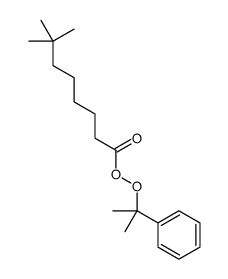 2-phenylpropan-2-yl 7,7-dimethyloctaneperoxoate Structure