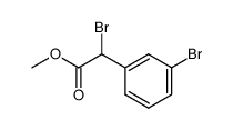 methyl 2-bromo-2-(3-bromophenyl)acetate结构式