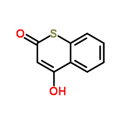 4-羟基-1-硫代香豆素结构式