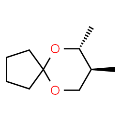 6,10-Dioxaspiro[4.5]decane,7,8-dimethyl-,trans-(8CI)结构式