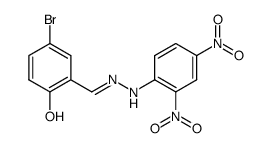 5-Bromosalicylaldehyde 2,4-dinitrophenyl hydrazone结构式