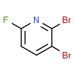 2,3-Dibromo-6-fluoropyridine Structure