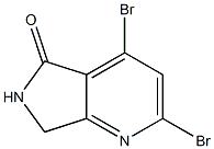 2,4-dibromo-6,7-dihydro-5H-pyrrolo[3,4-b]pyridin-5-one Structure