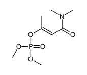 (Z)-3-(dimethylamino)-1-methyl-3-oxoprop-1-enyl dimethyl phosphate结构式